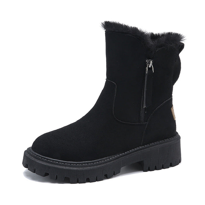 Botas Mujer con Forro de Lana y Cremallera