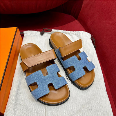 Sandalias Gladiadoras Mujer con Cierre de Velcro Ajustable