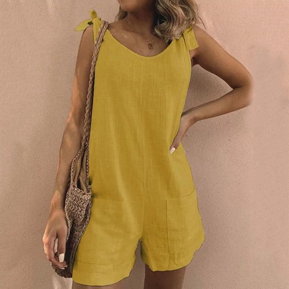 Vestido Mini Mujer Verano Sin Mangas