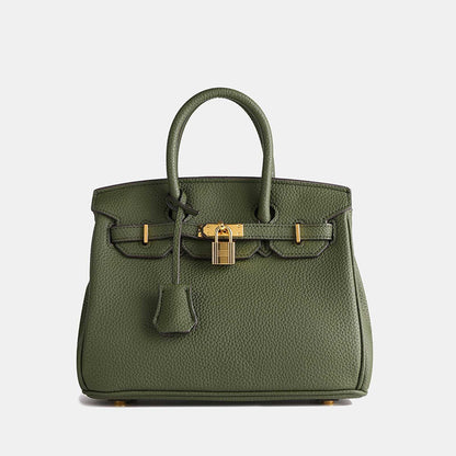Bolso bandolera mujer de cuero PU textura litchi cierre cremallera