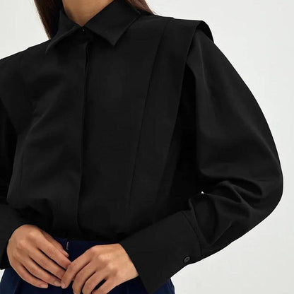 Camisa Mujer Clasica Algodon Botones