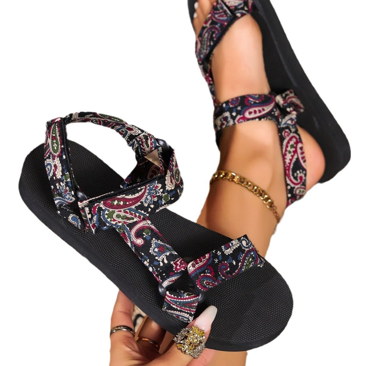 Sandalias Mujer Ligeras con Tiras Ajustables