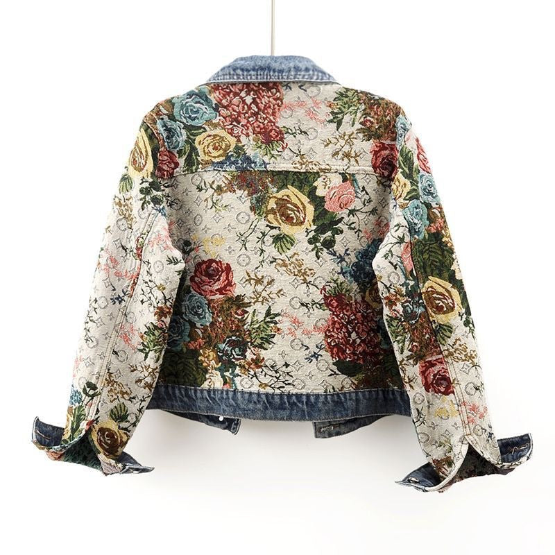 Chaqueta Mujer Vaquera Algodón Corte Cómodo Primavera