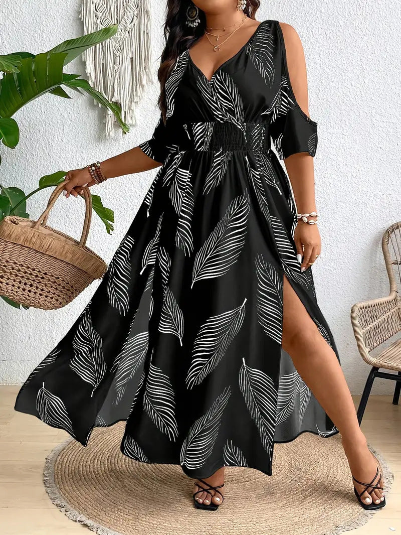 Vestido Veraniego Mujer Fluido Comodo Talla Grande