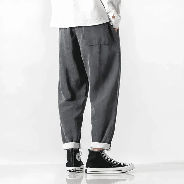Pantalones Vaqueros Hombre Cómodos Ajuste Regular