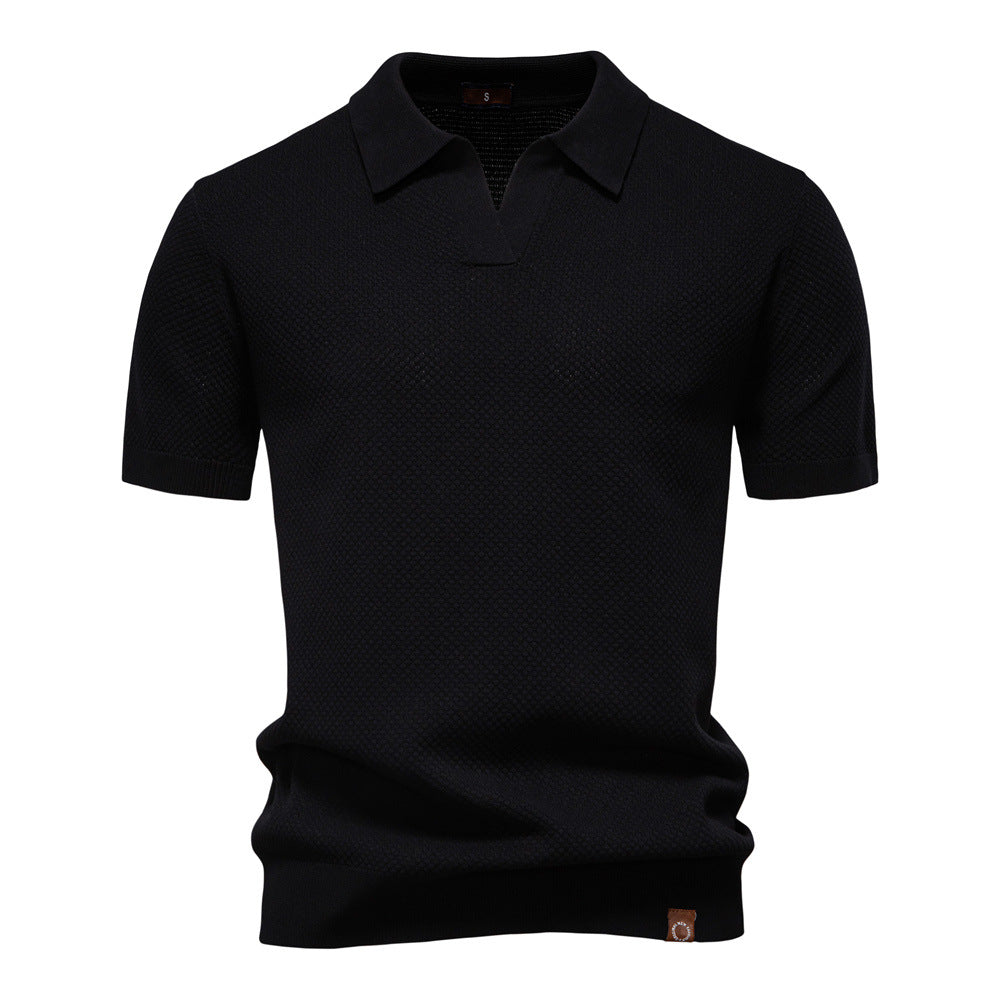 Polo Hombre Estructurado Algodón Ajuste Regular