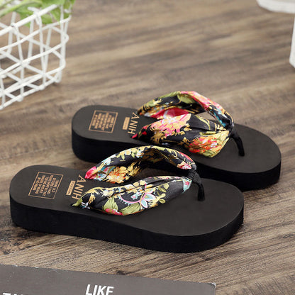 Sandalias Mujer con Suela Flexible Estampado Floral Verano