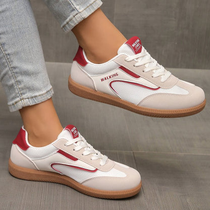Zapatillas bajas mujer con cordones y suela deportiva - Mavetta