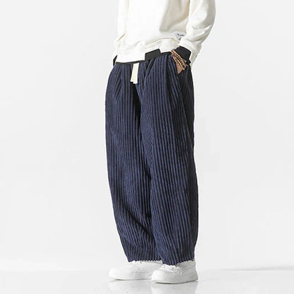 Pantalones Hombre de Pana Corte Recto