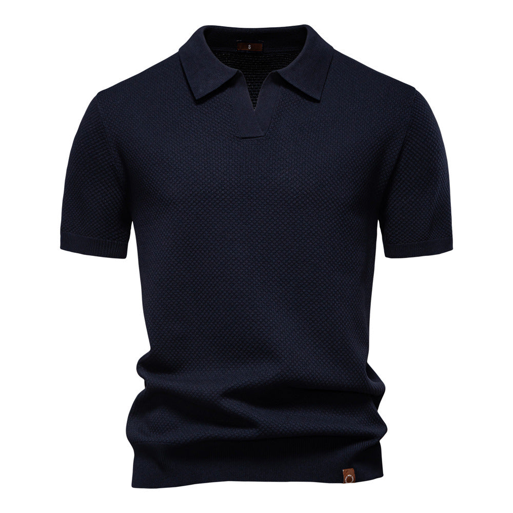 Polo Hombre Estructurado Algodón Ajuste Regular