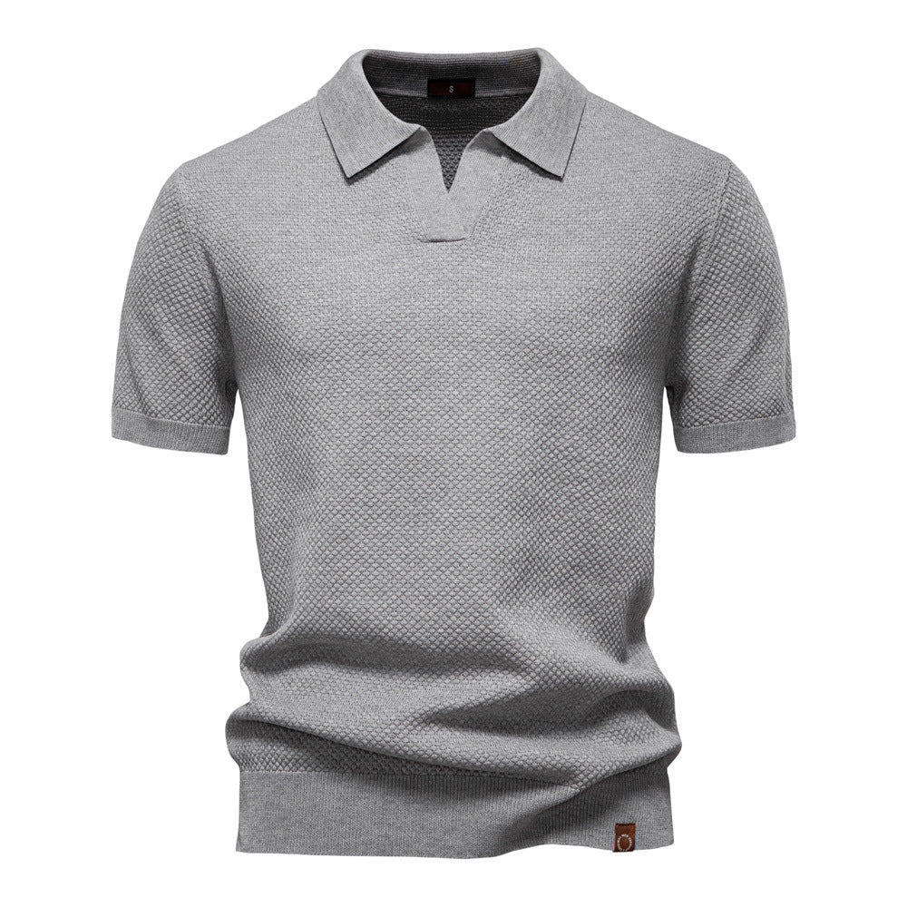 Polo Hombre Estructurado Algodón Ajuste Regular