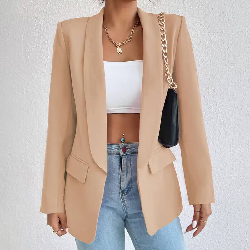 Blazer Mujer Clásico Corte Ajustado