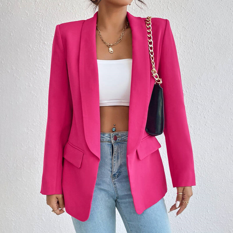Blazer Mujer Clásico Corte Ajustado