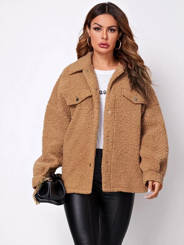Chaqueta Mujer Comoda Ajuste Relax