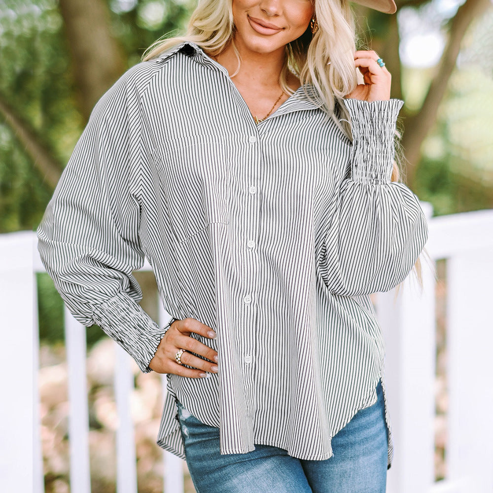 Camisa Mujer de Algodón Holgada Transpirable Comoda