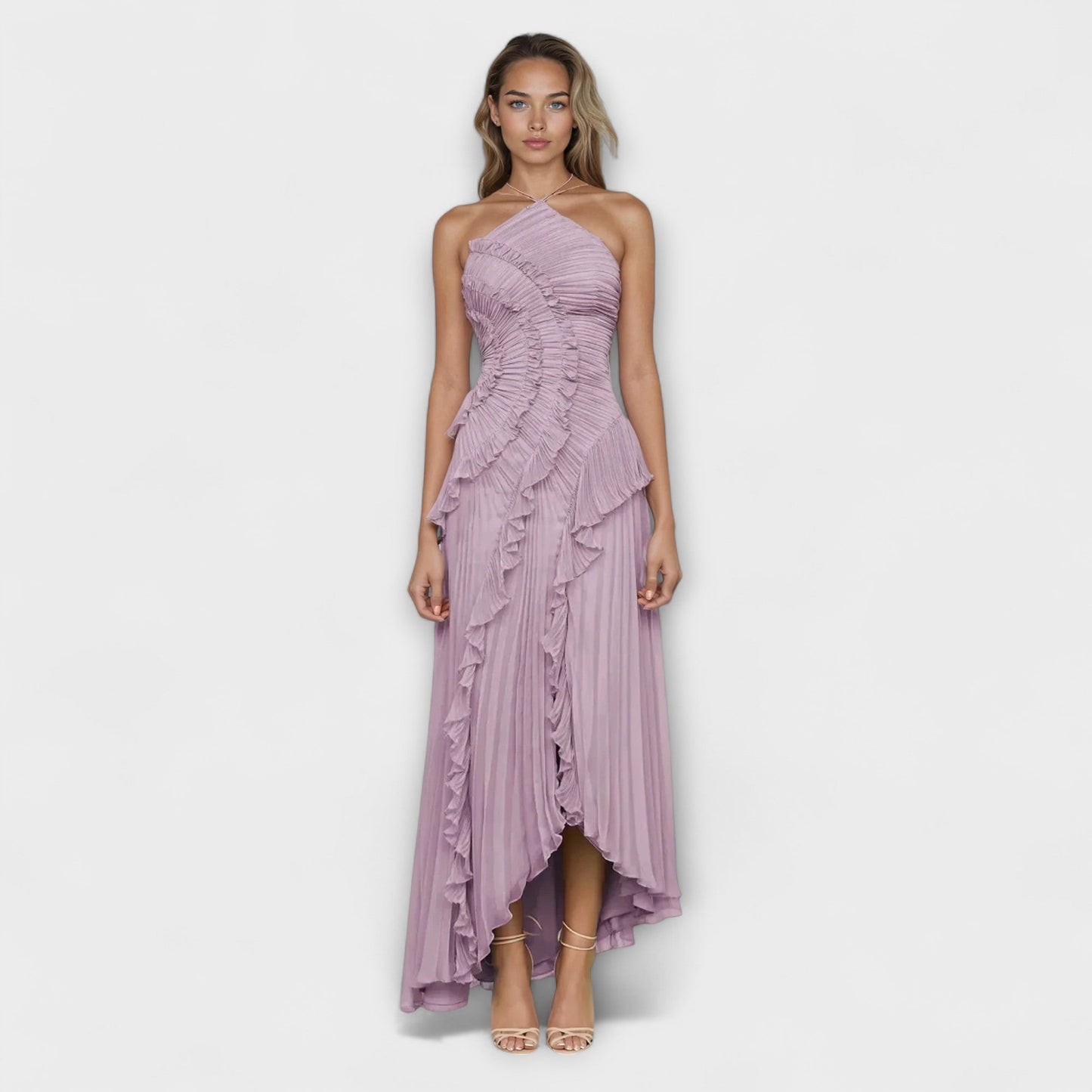 Vestido largo mujer sin mangas elegante - Mavetta