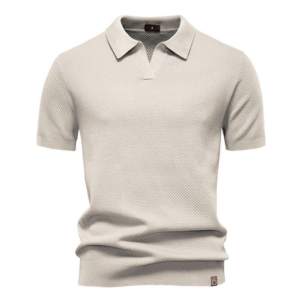 Polo Hombre Estructurado Algodón Ajuste Regular