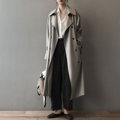 Gabardina Mujer de Doble Botonadura Estilo Moderno - Mavetta