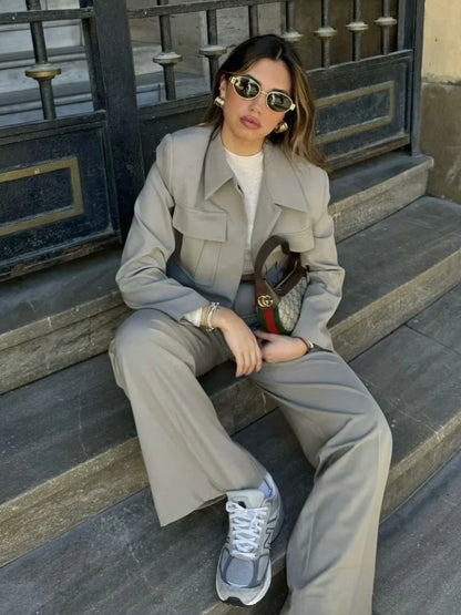 Conjunto Mujer Dos Piezas Algodón Diseño Primavera