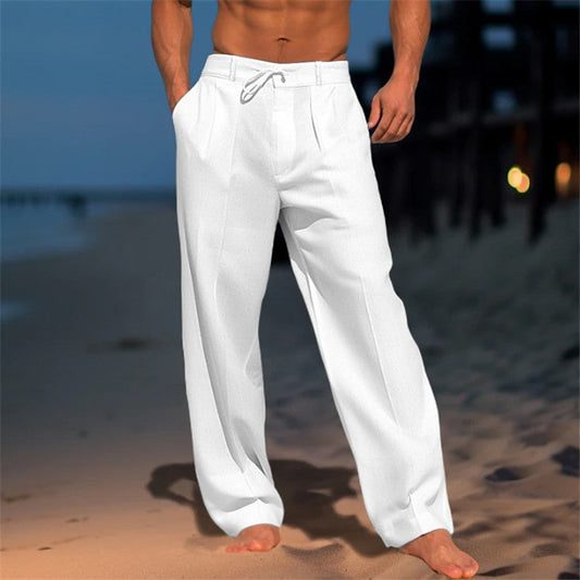 Pantalón Hombre Algodón Corte Relajado Cintura Ajustable - Mavetta