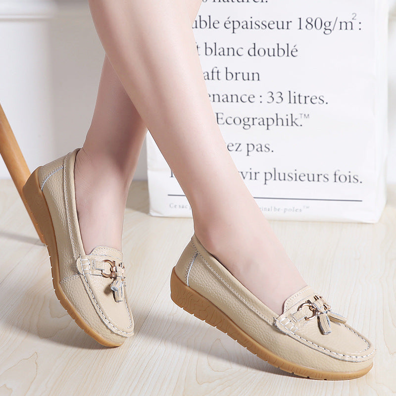 Zapatos planos mujer ortopédicos diseño clásico