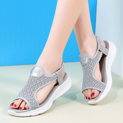Sandalias Planas Mujer Ultra Ligeras Suela Suave Verano Playa