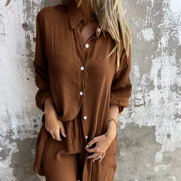 Conjunto Veraniego Mujer Blusa y Shorts Comodos