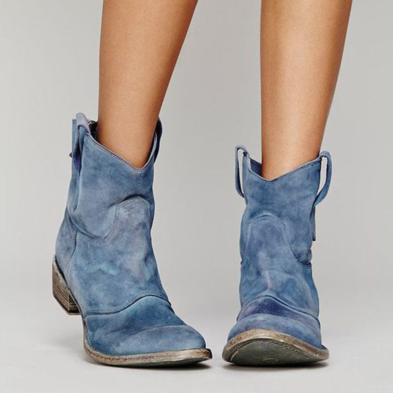 Botines Mujer de Ante Comodos Estilo Elegante