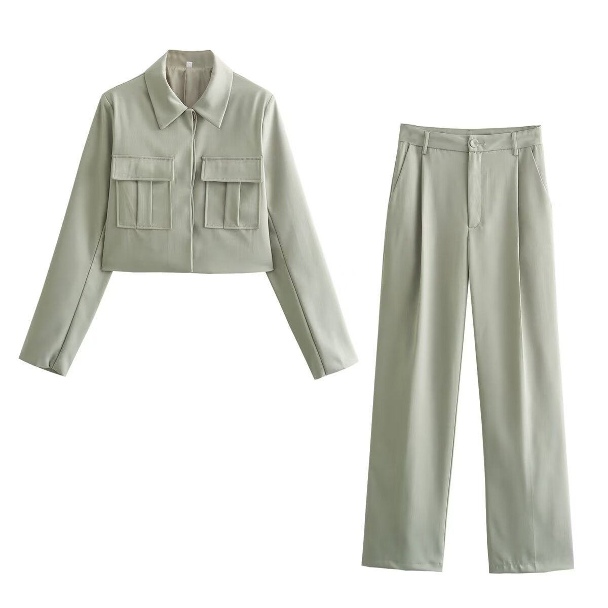 Conjunto Mujer Dos Piezas Algodón Diseño Primavera