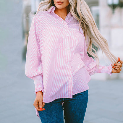 Camisa Mujer de Algodón Holgada Transpirable Comoda
