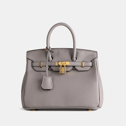 Bolso bandolera mujer de cuero PU textura litchi cierre cremallera