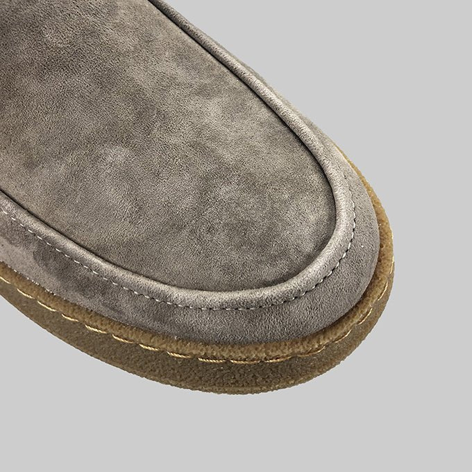 Zapatos Casual Hombre de Gamuza con Cordones y Suela Goma