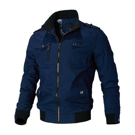 Chaqueta Bomber Hombre con Cremallera Estilo Táctico - Mavetta
