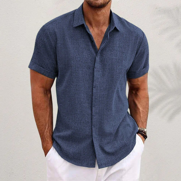 Camiseta hombre ligera transpirable verano estilo casual cómoda