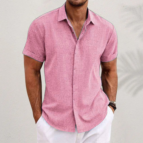 Camiseta hombre ligera transpirable verano estilo casual cómoda