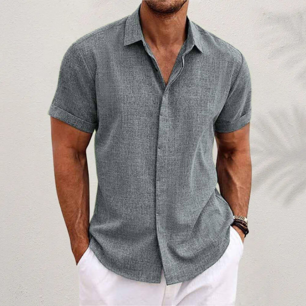 Camiseta hombre ligera transpirable verano estilo casual cómoda