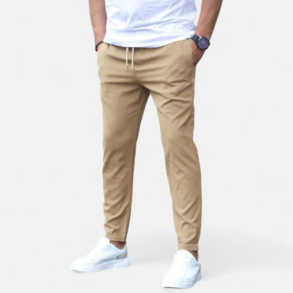 Pantalones Hombre Elastico Confort Ajuste Moderno