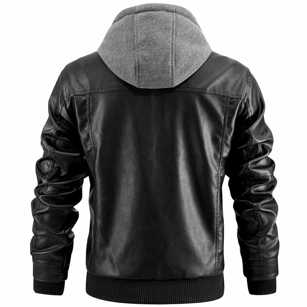 Chaqueta hombre de tejido cálido y corte confortable