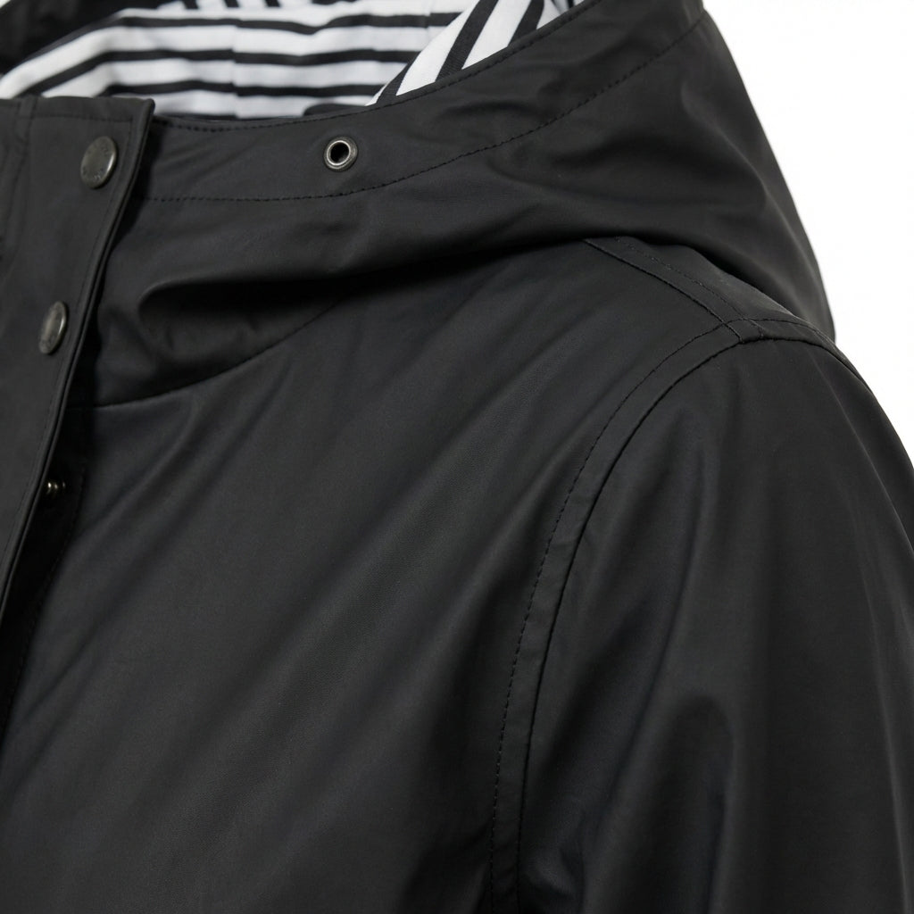 Parka Mujer Impermeable con Capucha Ajuste Regular