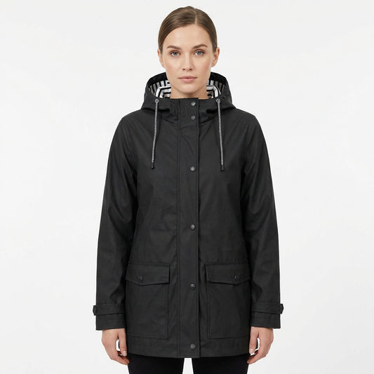 Parka Mujer Impermeable con Capucha Ajuste Regular - Mavetta