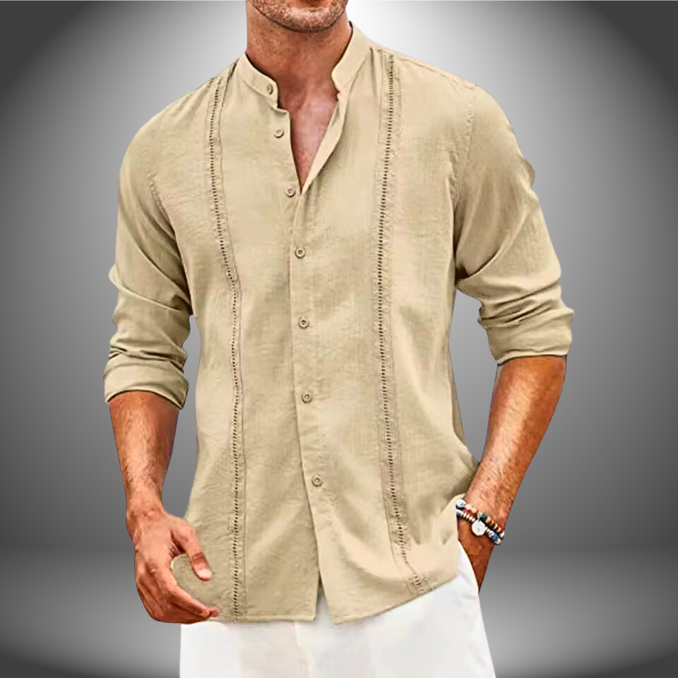 Camiseta Hombre Manga Larga Transpirable Ajuste Casual - Mavetta