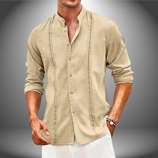Camiseta Hombre Manga Larga Transpirable Ajuste Casual - Mavetta