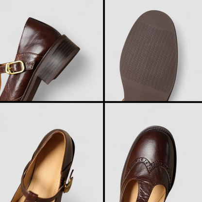 Zapatos Mary Jane Mujer con Correa Ajustable