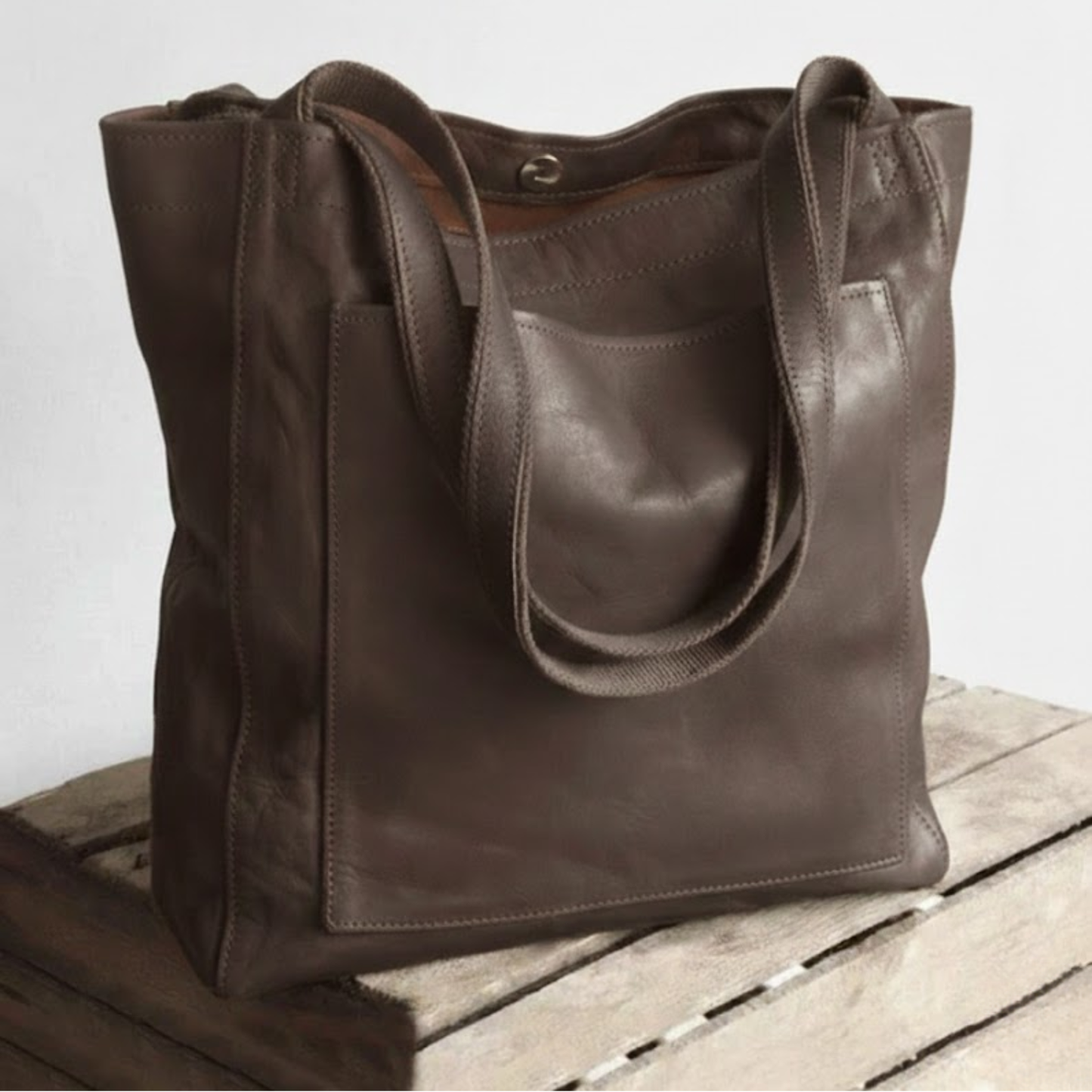 Bolso Tote Mujer de Cuero Grande Resistente y Versátil