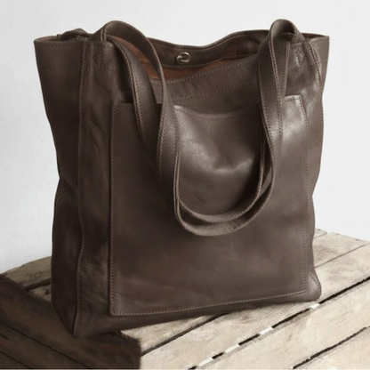 Bolso Tote Mujer de Cuero Grande Resistente y Versátil