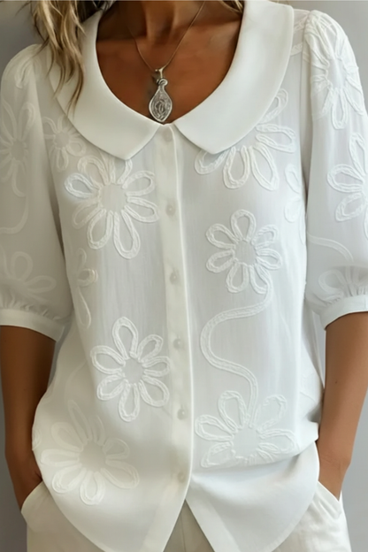 Camiseta Mujer Elegante Ajuste Clásico