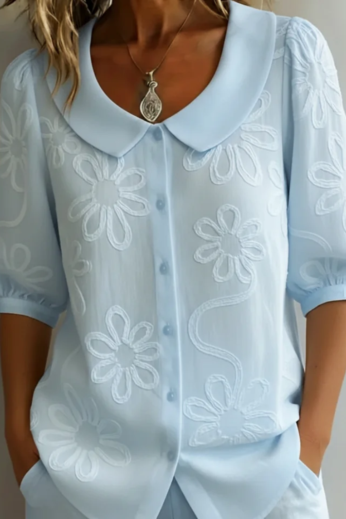 Camiseta Mujer Elegante Ajuste Clásico