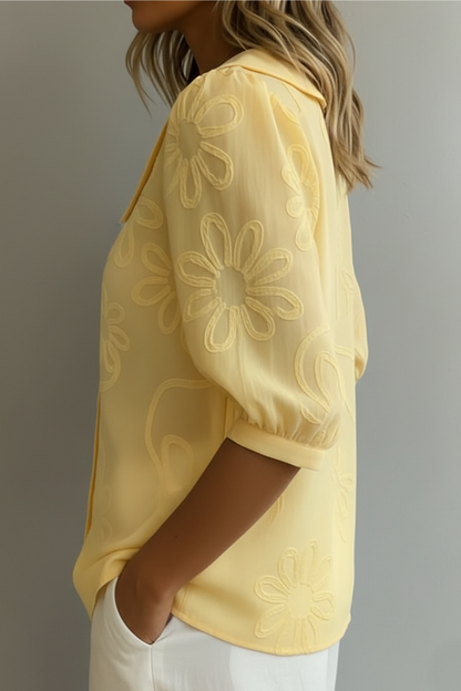 Camiseta Mujer Elegante Ajuste Clásico