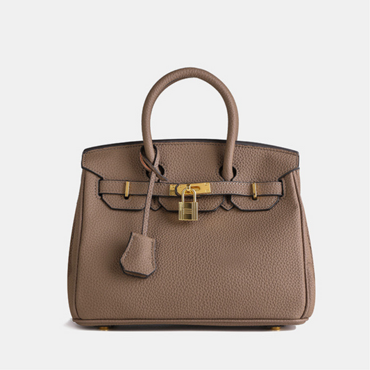 Bolso bandolera mujer de cuero PU textura litchi cierre cremallera - Mavetta