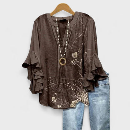 Blusa Mujer Ligera Tejido Suave Corte Casual